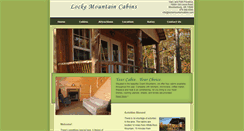 Desktop Screenshot of lockemountaincabins.com